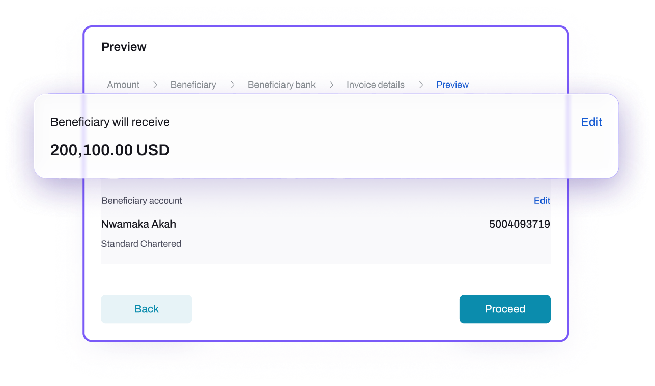invoice settlement preview